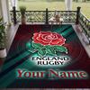 Custom Text Printed Rug England Rugby Non Slip Floor Carpet For Home Room Decor