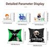Singer - Ed Sheeran Cushion Cover Cushion Cover Set 4Pcs 50X50 45X45 40X40 Pillowcase Decorative Sofa Home Decor