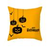 Halloween Pillow Cover Cartoon Pumpkin Head New Peach Skin Cushion Cover Sofa Cushion