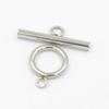 10 Sets Stainless Steel Gold Plated 2*15mm Toggle Clasps Chunky OT Clasp Accessories For DIY Jewelry Bracelet Necklace Making