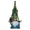 Cartoon Gnome Garden Decor With Lights Outdoor Statues Waterproof Resin Figurines Night Decorative Lamp Accessories