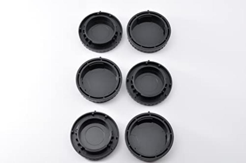 ATAK Nikon 1 Mount Compatible Rear Lens Caps 3 Body Caps Caps with Nikon 1 Caps/3 & (6 Total) (Compatible Mount)