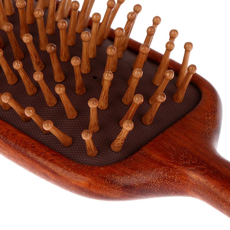 Large Square Airbag Massage Comb Portable Hairdressing Sandalwood Air Cushion Comb Professional Salon Hairdressing Comb
