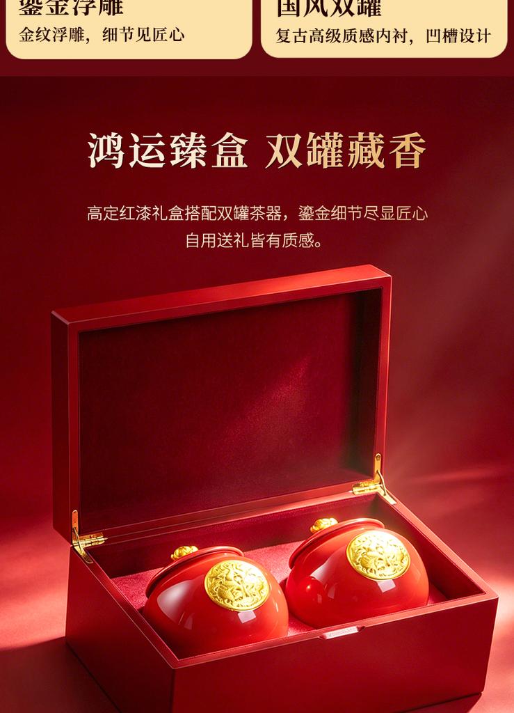 Jieying Tea Gift: Bright Sprout Xinyang Maojian Green Tea Gift Box 250g, Welcome Fortune with a Steed, Gift for Elders