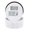 AD 52mm Voltmeter with Alarm Light  Volt Meter Gauge Voltage for Marine Car Caravan Boat Camper RV Truck 12v Voltmeter Ammeter