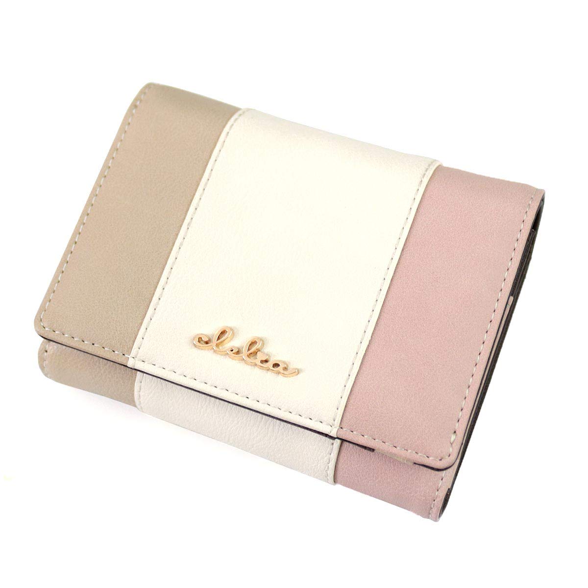 

Folding Large Liberte Series [Cleria] Women s Wallet, Capacity, Bifold, Tricolor, [CL-17075] (Sakura)