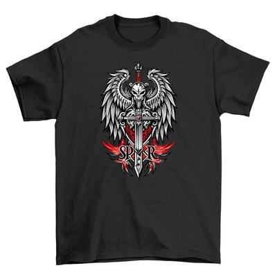 Tricou Gothic_54 - Zboară sus cu Războinicul Vultur! Design îndrăzneț pentru suflet feroce