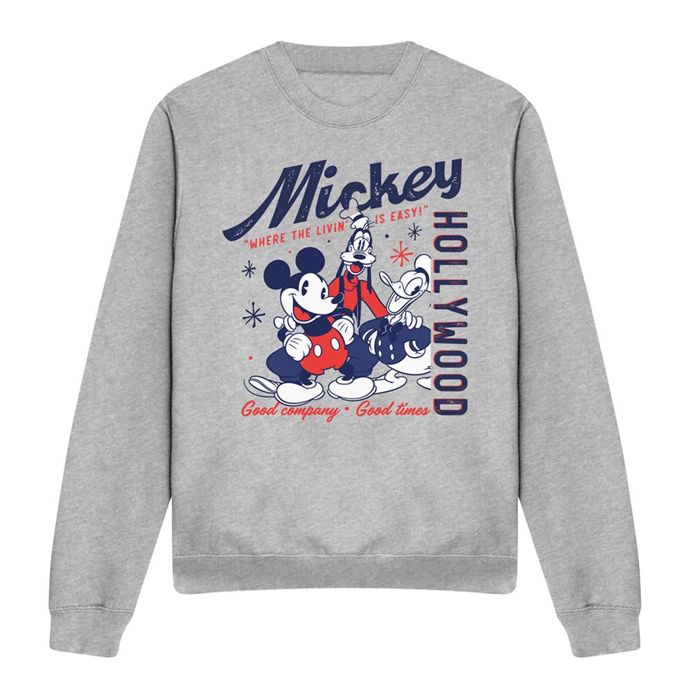 Mickey & Friends Unisex Adult Good Company Good Times Sweatshirt