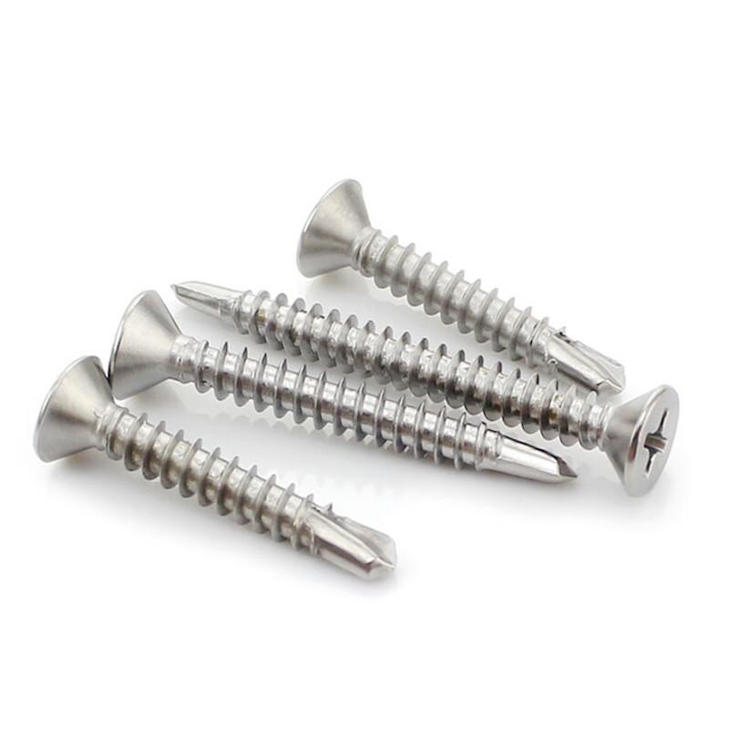 Qiqian Stainless Steel Self-Drilling Countersunk Screws 4.2x25mm