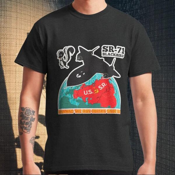 Men s and Women s T-shirts SR-71 Breaking the Iron Curttain Since 19 XXXXL
