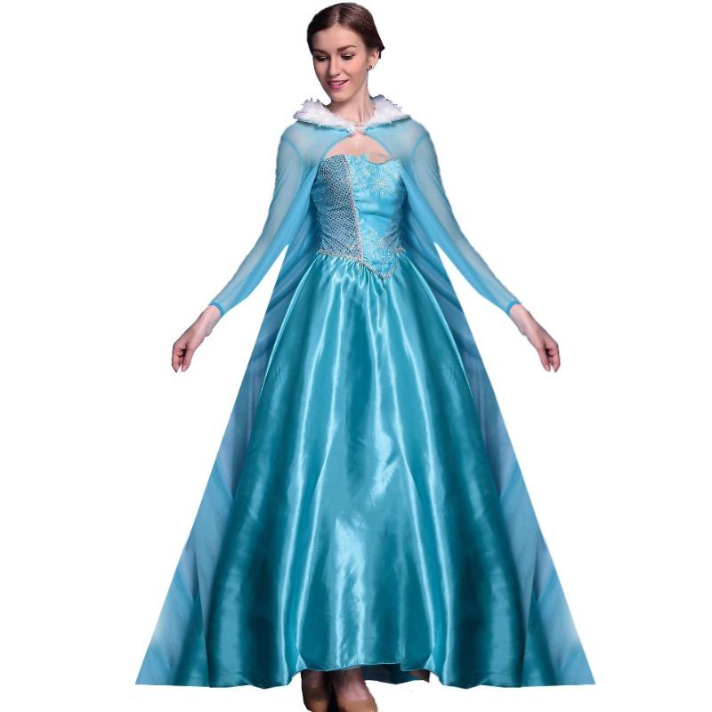 Ladies Halloween Costume Prom Snow White Dress Suit, Sexy Cosplay, Game Uniform