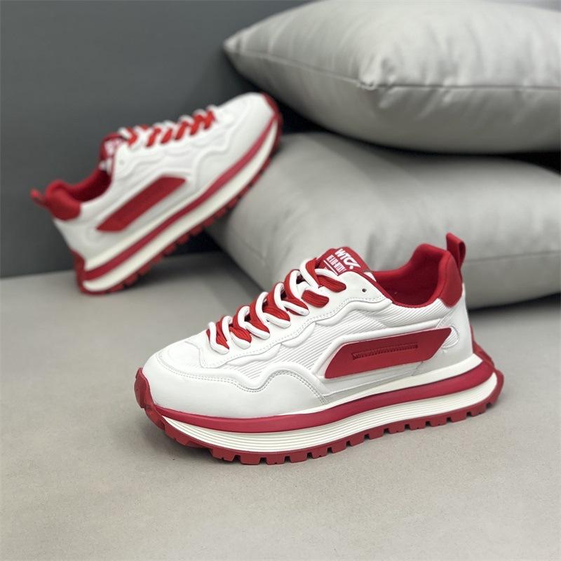 Neue Frühjahrs-atmungsaktive Sport-Freizeitschuhe Plateau Waffel-Laufschuhe zmd