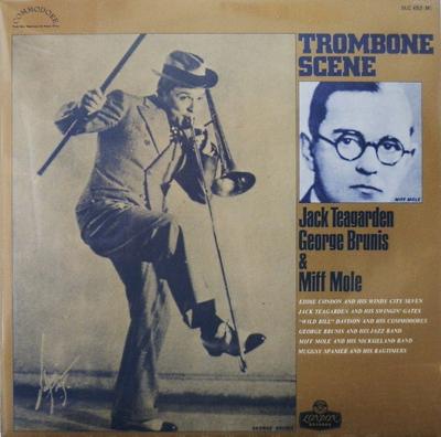 LP Record JACK TEAGARDEN GEORGE BRUNIES MIF  Trombone Scene SLC452 LONDON 1973 Japan Jazz Used