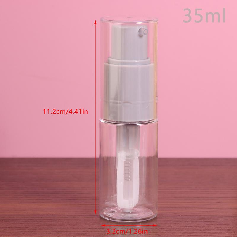 

Многоразовые флаконы-распылители Дорожный прозрачный флакон для распыления пудры Диспенсер для детской присыпки Съемный Для путешествий Прозрачный пластик 35ml