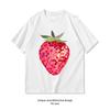 Disco Ball Strawberry Tshirt Women Unisex Casual Cotton Printed T Shirts Adult Streetwear Camisetas Tops Tee Shortsleev