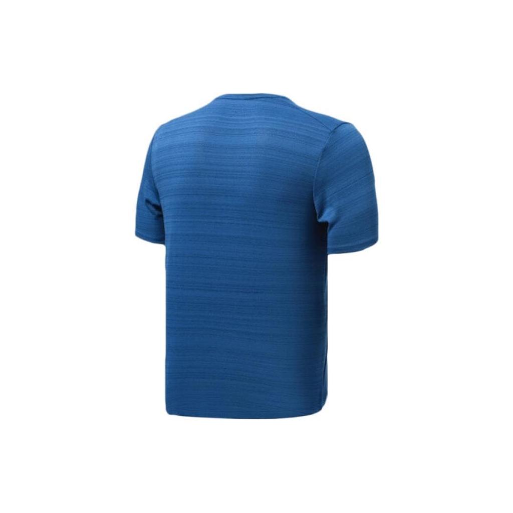 Nike Dri-Fit Miler Glowing Logo Crew Neck Running Short Sleeve T-Shirt Men Tops Blue CU5993-480