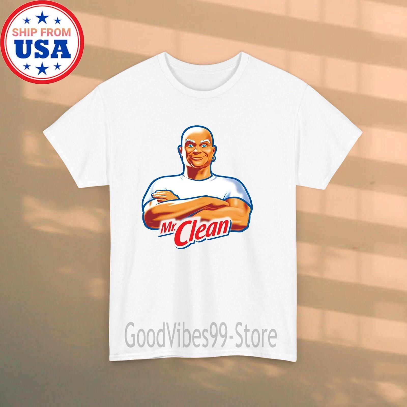 Mr. Clean Men s White Size S-5XL S
