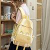 Schoolbag Soft Cute Cat Ears Backpack Girl Heart Ins Style Student Party Schoolbag Sweet Girlfriend Travel Small Backpack