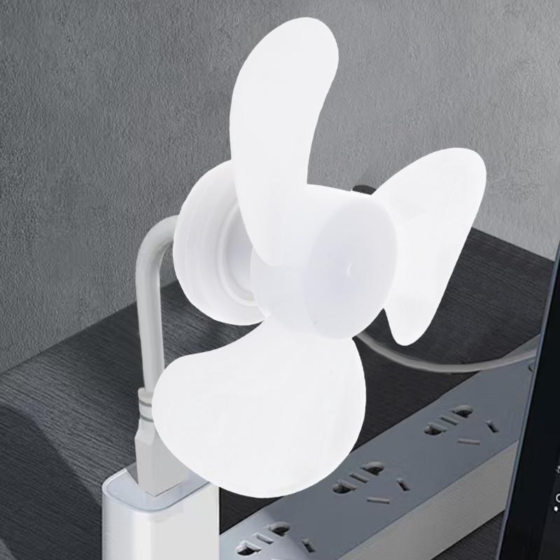 USB Fan Flexible Neck for Laptop PC Multipurpose Mini Portable Summer USB Fan Flexible Cable for Travel Camping