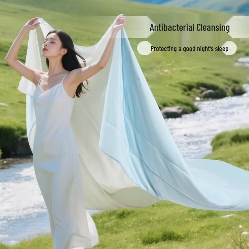 FUANNA Deep Sleep Washable Summer Quilt Single 152x210cm