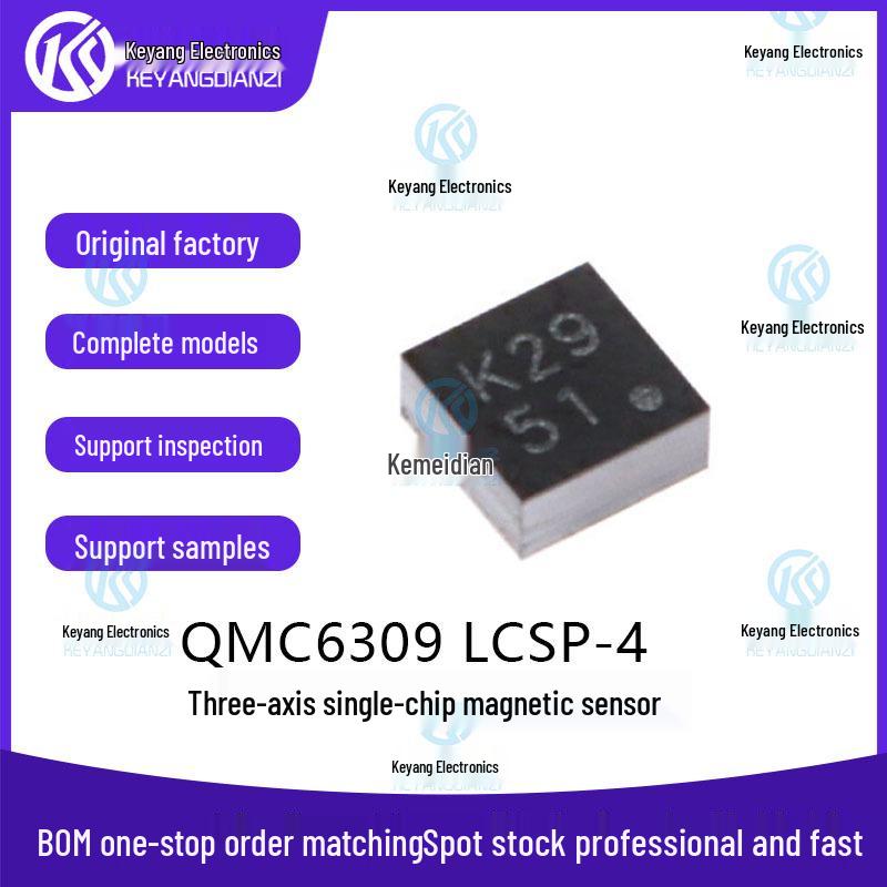

New QMC6309 WLCSP-4 Tri-Axis Magnetic Sensor IC