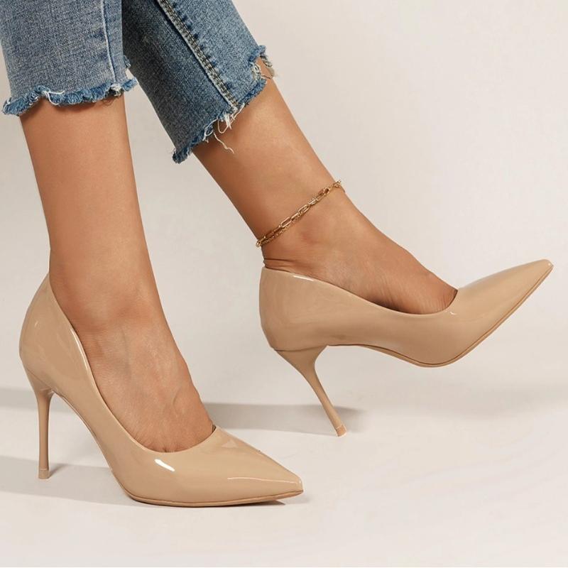 Fashion Brand Children Girls High Heel Shoes Fashion Heeled Shoes Woman Pumps 2025 New High Heels Party Office Wedding Shoes Female