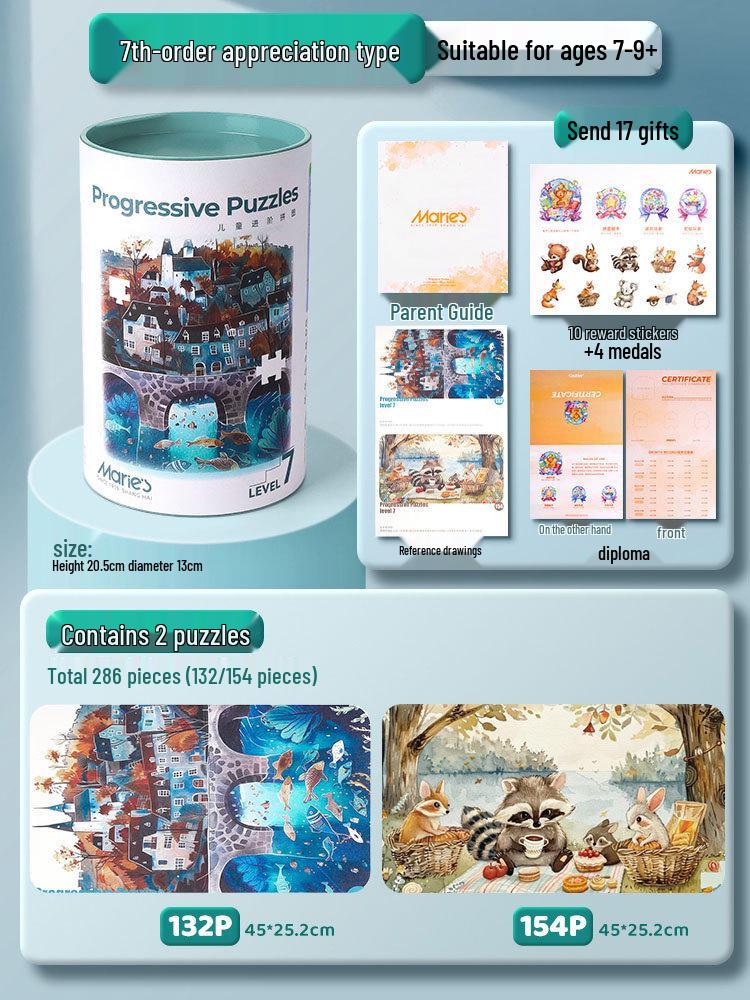 Marie's Children's Educational Puzzle Toy for Ages 2-10