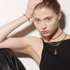 Pave Setting Silky Bracelet (Red)