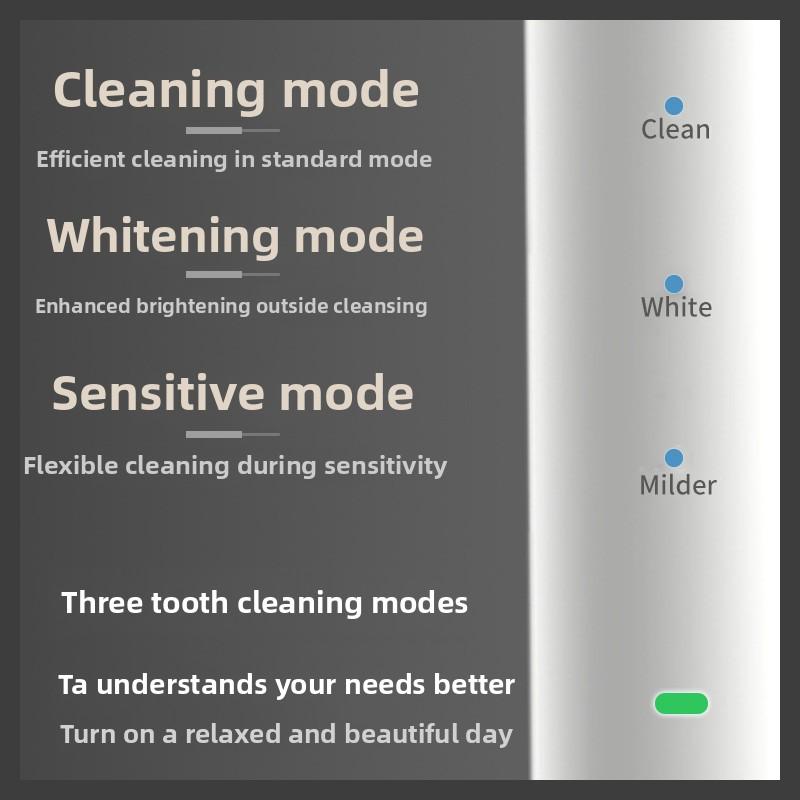 Schwingende elektrische Zahnbürste Maglev elektrische Zahnbürste Weiche Borsten Aufhellend Ultraschallreinigung Starke Lade-Modelle für Männer und Frauen
