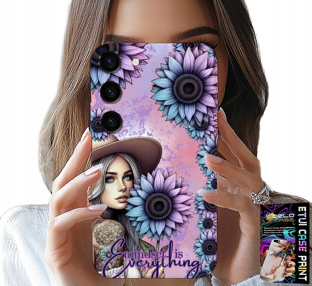 Etui Do Samsung Galaxy S23 - Kobieta W Słonecznikach, Kobiece Wzory