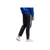 Adidas Originals Satin Firebird Sport Series Elastic Fashion Versatile Comfortable Knitted Sports Pants Men Bottoms Black White GN3849