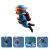 Resin Aquarium Mini Floating  Diver Fine Craftsmanship Exquisite Details Fish Tank Layout Prop Underwater World Ornaments