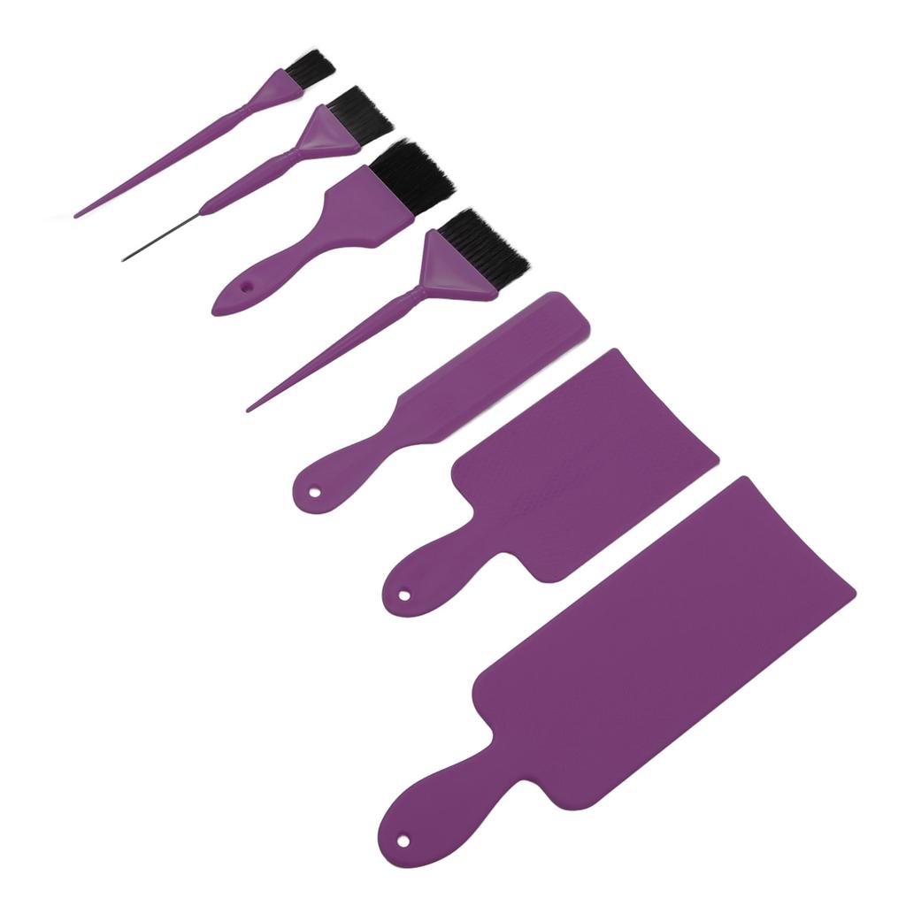 7pcs Hair Dye Tool Set Balayage Board Coloring Brush Hair Highlighting Paddle Brush Tools Hair Salon