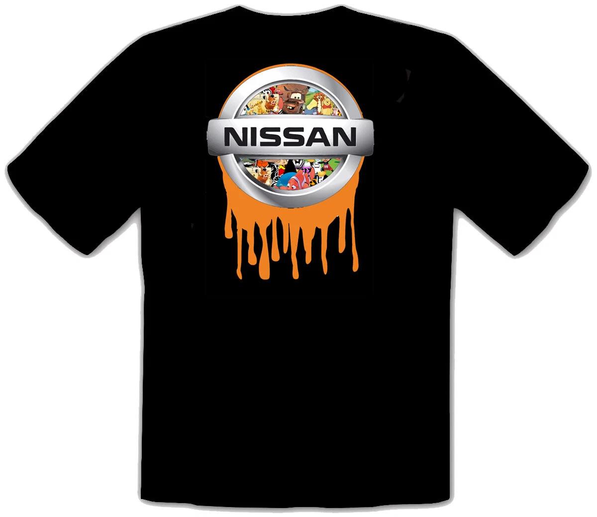 NISSAN Auto Logo BLACK T-Shirt -119- 4XL