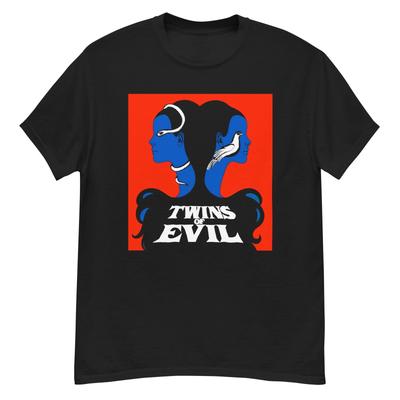 Twins of Evil Cult Hammer Horror Film Fan Art T-shirt