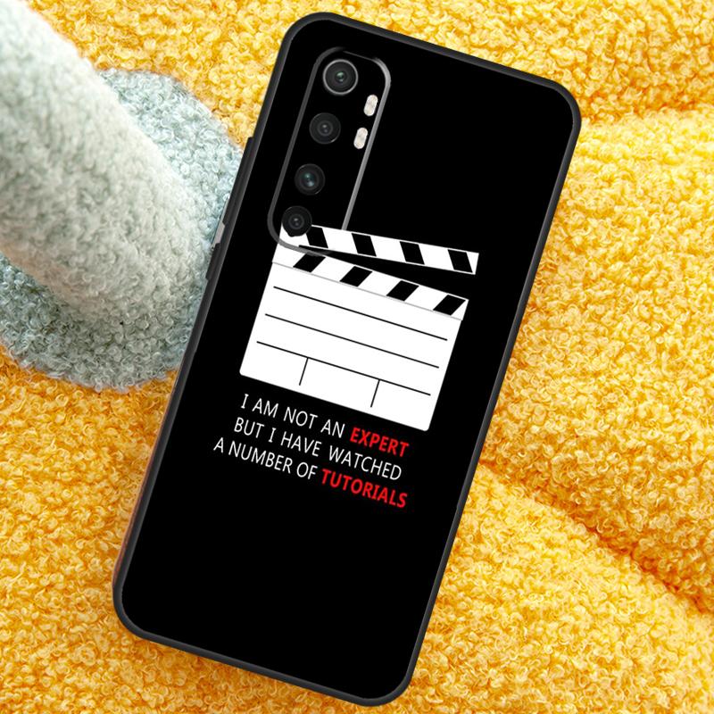 Cute Film Movie Maker Clapper Board Case For Xiaomi 13T 14T 15T 14 15 Ultra 17 Pro Max Cover For POCO F8 F7 X7 Pro F5 F6 X5 X6