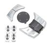 6Pcs Central Control Multimedia Button ABS Silver Plated for BMW F20 F21 F22 F23 F87 F30 F31 F34 F35 F32 F33 F36 F82