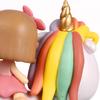 Toyvian Mini Unicorn Cake Decor Cartoon Unicorn Cake Topper Resin Figure Unicorn Cake Topper for Little Girl Birthday Party Decor Kids Unicorn Figure