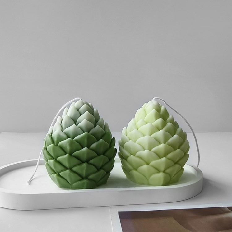 3D Tannenzapfen Kerzenform DIY Weihnachts-Aromatherapie Kerzenherstellung Silikonform