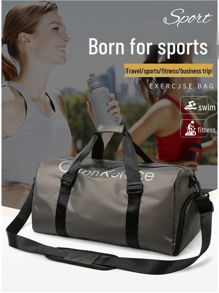 Unisex Fitness-Tasche mit Nass-/Trockenfächern - Ideal für Fitnessstudio, Reisen und Schwimmen