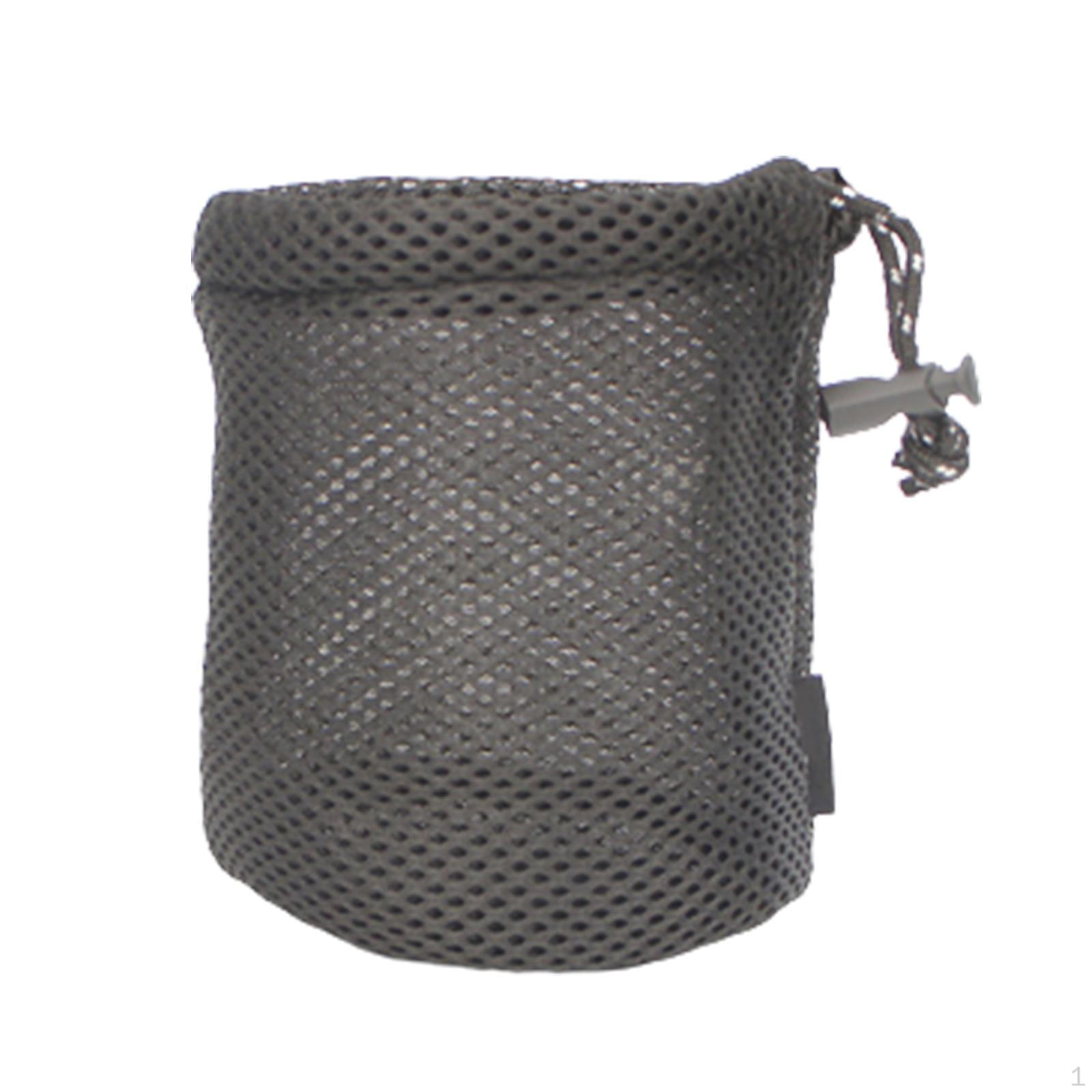 Camping Net Bag Cookware Storage Visibility Mesh Drawstring S 618₽