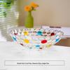 Flavinmci European Crystal Glass Fruit Plate