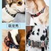 Cross-Border Dog Collar Wholesale Engraved Dog Tag Anti-Lost Adjustable Semi-Metal Buckle Medium and Large Dog Collar