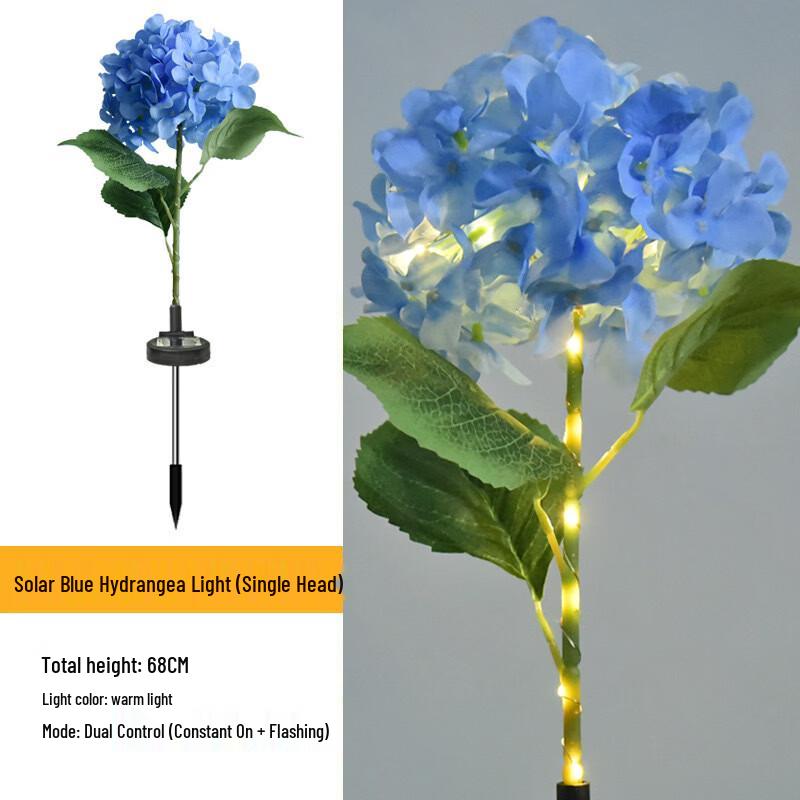 Solar Hydrangea Garden Decorative Light