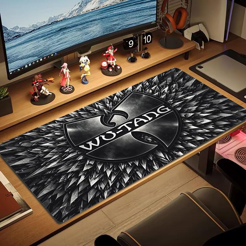 Wu‑Tang Clan Print  Cushion Non-slip Laptop Tablet Big Mousepad XXL Mat Mini PC Playmat With Lock Edge