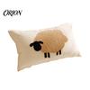 Washable Plush Pillow Protector Fuzzy Sheep Cushion Case, Cute Lamb Throw Cover, Fluffy Decorative Case Textured Pillowcase for Sofa Couch Living Room