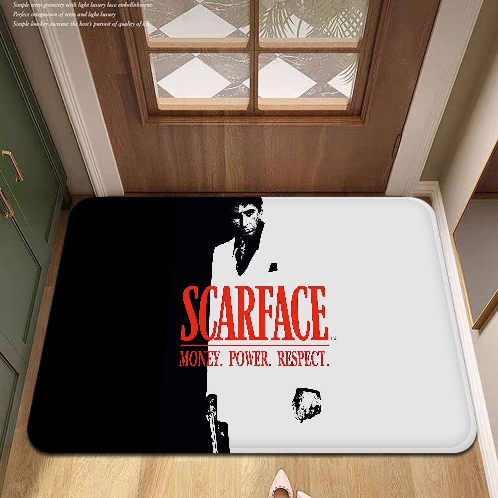 Film S-Scarface Küchenmatte Nordischer Stil Schlafzimmer Wohnzimmer Fußmatte Haus Balkon Rutschfeste Willkommensmatte