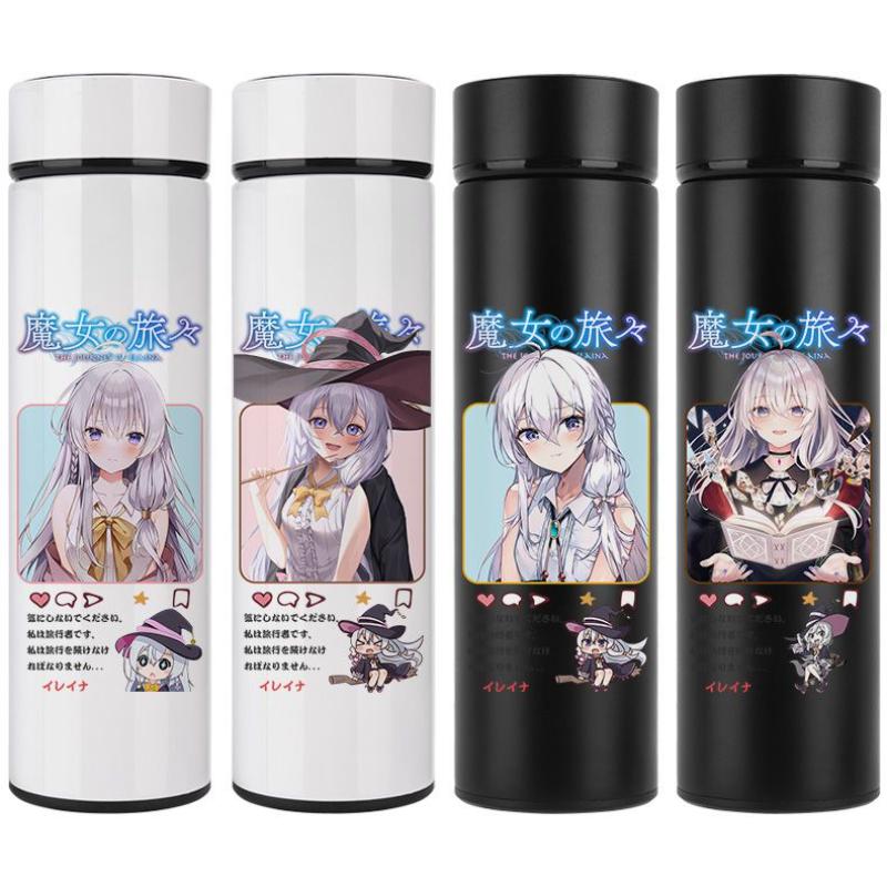 Elaina Smart Thermos Cup Witch Trip Fran Surrounding Water Cup Two-dimensional Anime Personality Display Temperature