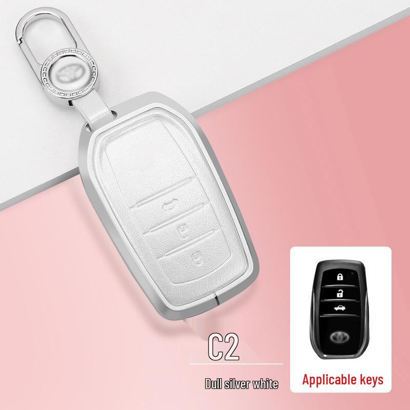 FAW Toyota Key Case for Highlander, RAV4, Corolla, C-HR, IZOA & Crown - Car Key Cover & Shell