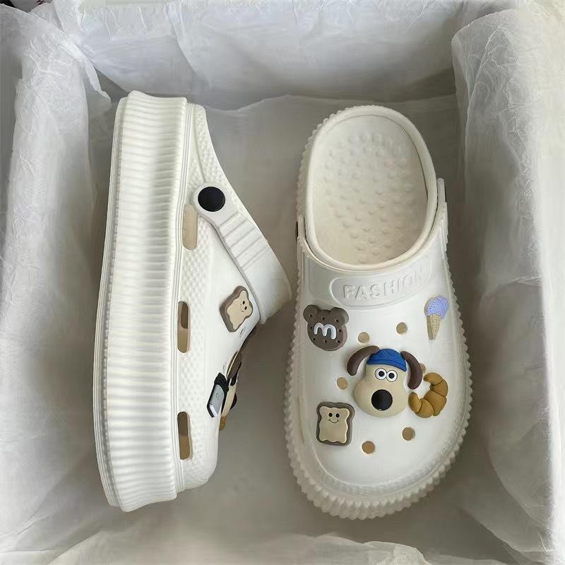 Slippers outer wear summer women's new casual fashion cover toe cool slippers platform muffin shoes beach shoes